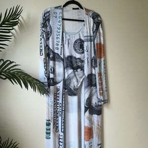 Money swimsuit & robe